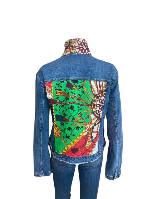 Denim embellished jacket - 2527